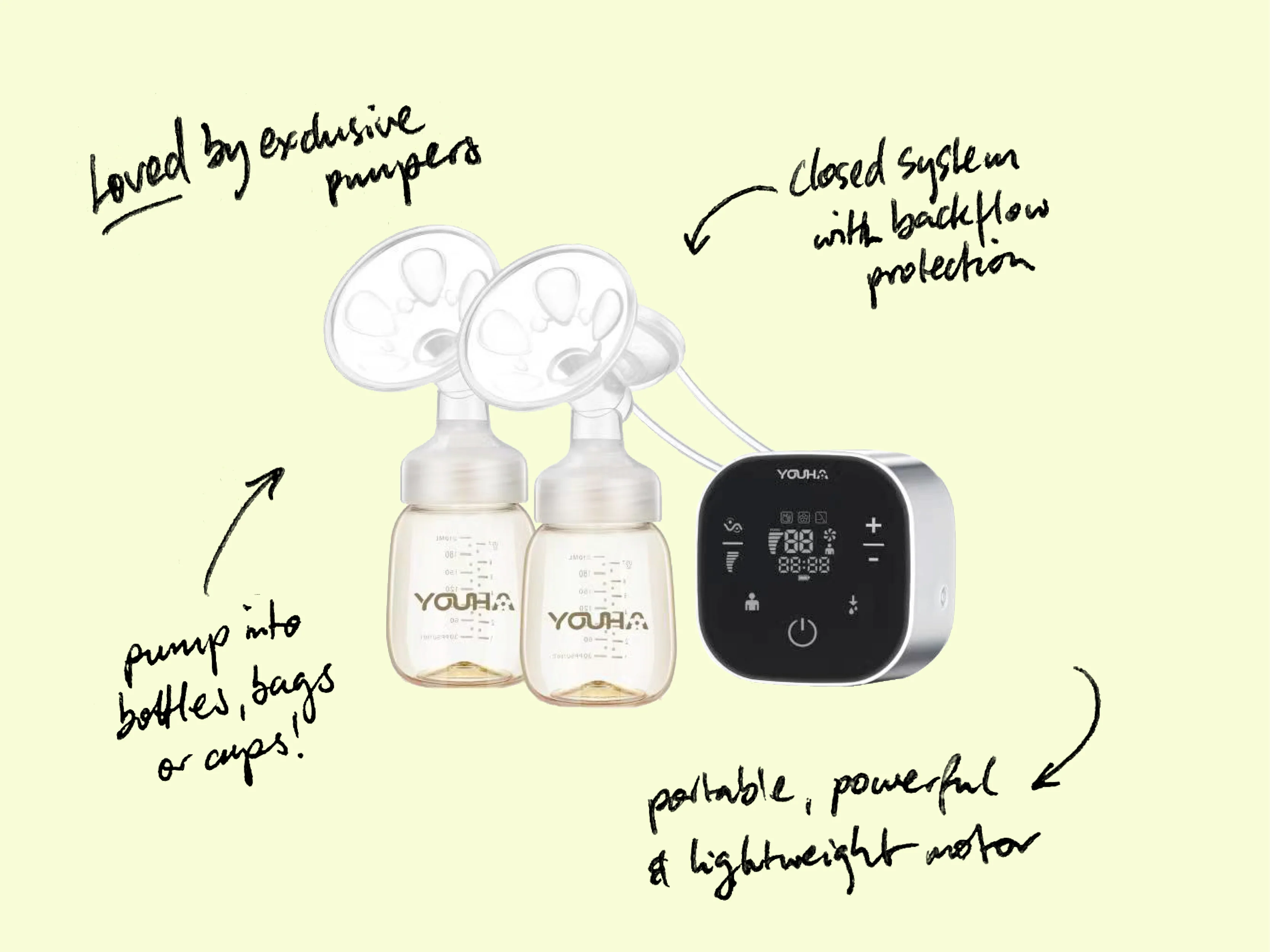 The ONE Double Electric Breast Pump starter pack - Image 4